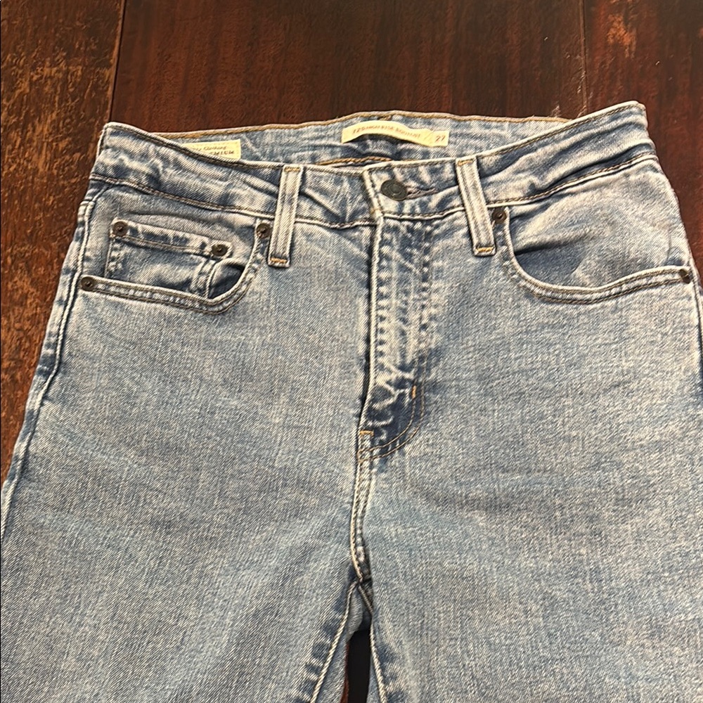Levi's Premium High Rise Bootcut Jeans Women 27 New Without tags